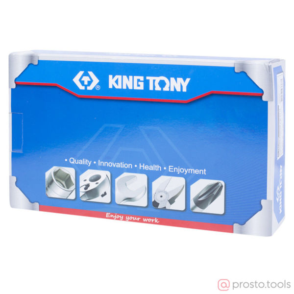 Изображение Набор ключей торц. трубчатых 8-24мм 12шт //KING TONY