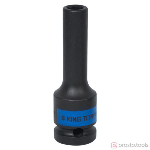 Изображение Головка ударная 1/2" 8мм 6-гран. глубокая (KING TONY)