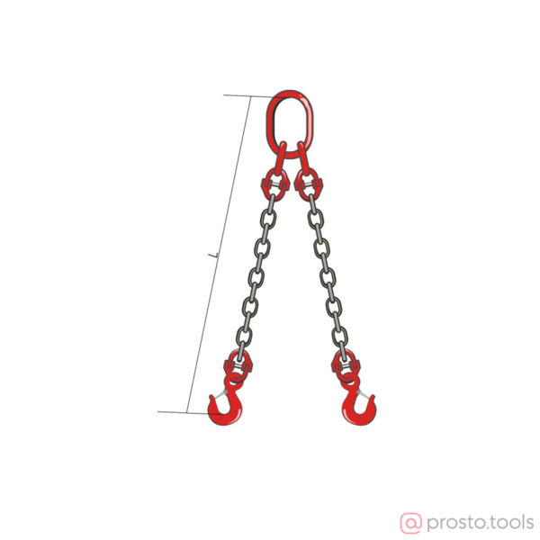 Изображение Строп цепной 2СЦ 2,8 т. 5,0 м 8 кл //TOR