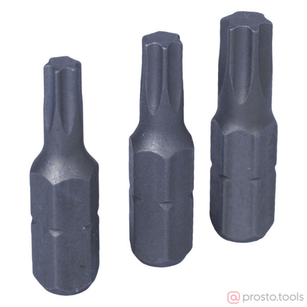 Изображение Набор вставок (бит) 1/4" TORX, Т20, Т25, Т30, 3пр. //KING TONY