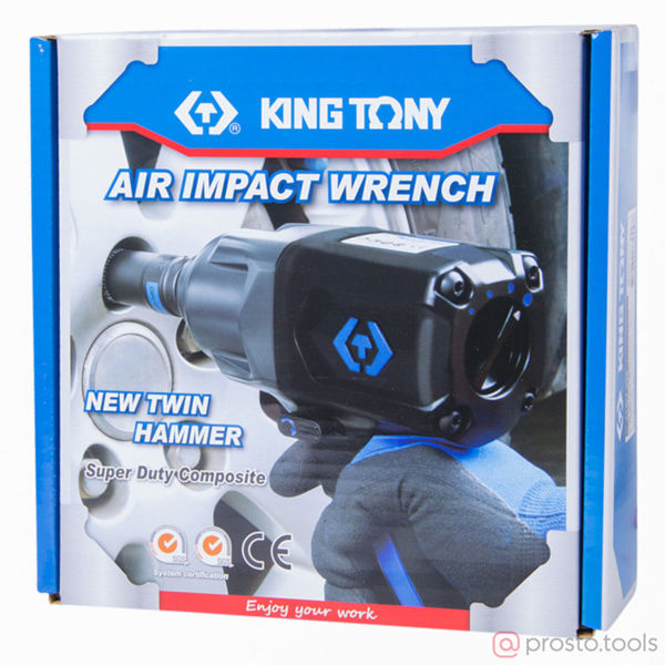Изображение Гайковерт пневматический ударный 1/2" 1288Нм //KING TONY