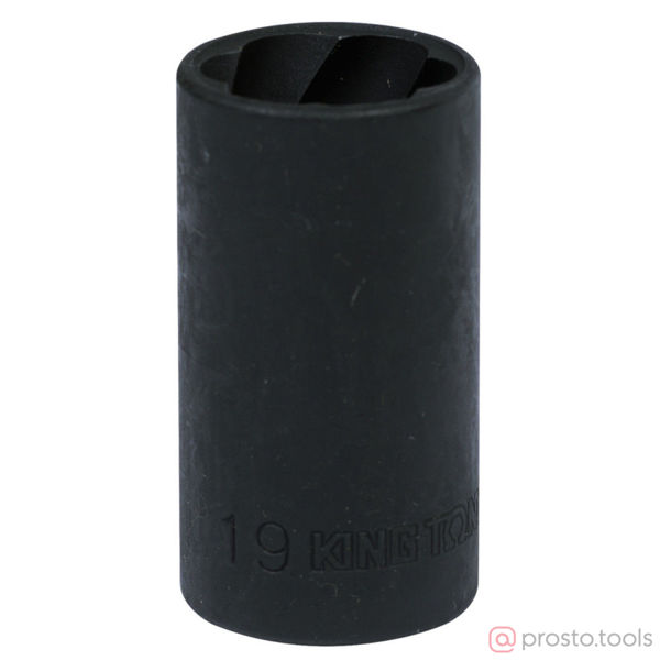 Изображение Головка для поврежденного крепежа 1/2", 19мм (KING TONY)