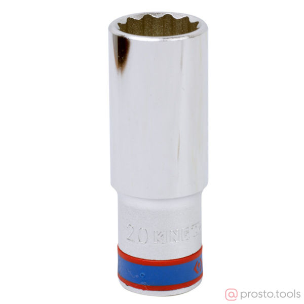 Изображение Головка торц. 1/2" 20мм 12-гран. глубокая (KING TONY)