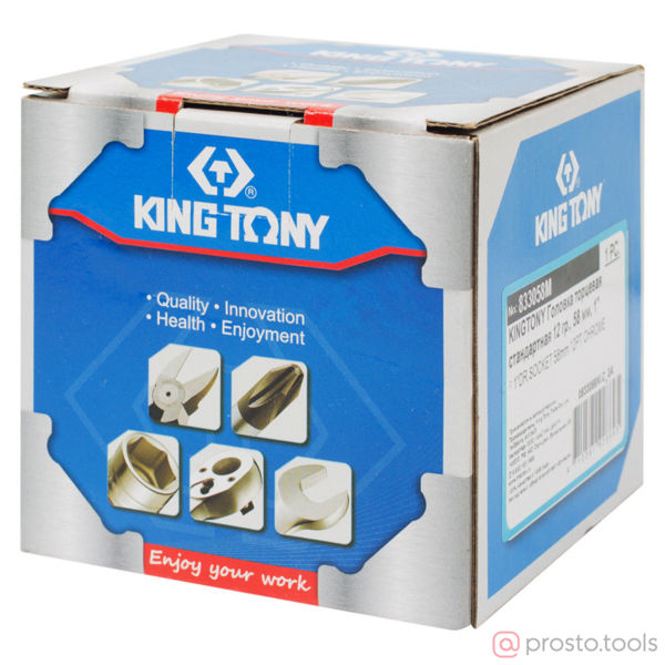 Изображение Головка торц. 1" 58мм 12-гран. (KING TONY)