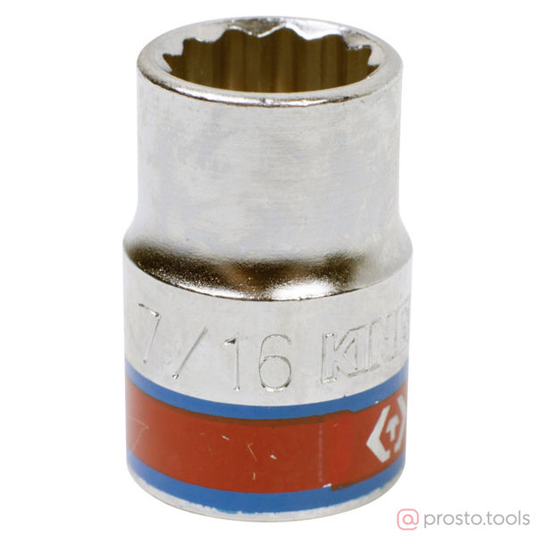 Изображение Головка торц. дюйм. 3/8" 7/16" 12-гран. (KING TONY)