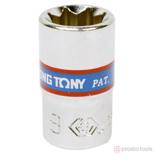 Изображение Головка торц. 1/4" 8мм 8-гран. (KING TONY)