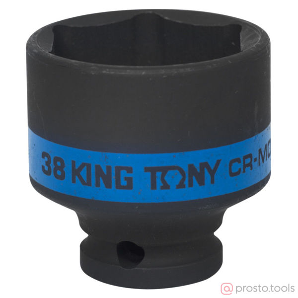 Изображение Головка ударная 1/2" 38мм 6-гран. (KING TONY)