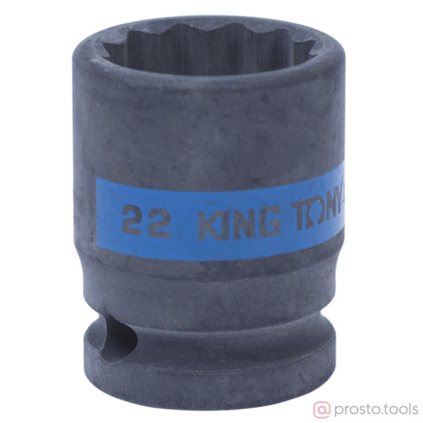 Изображение Головка ударная 1/2" 22мм 12-гран. //KING TONY (ПОД ЗАКАЗ)
