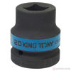 Изображение Головка ударная 1" 20мм 4-гран. футорочная (KING TONY)