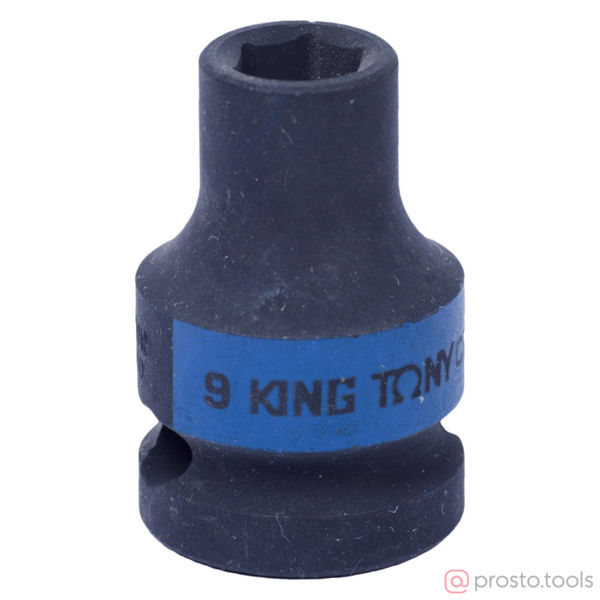 Изображение Головка ударная 1/2" 9мм 6-гран. (KING TONY)
