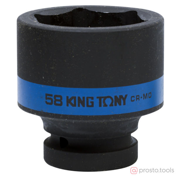 Изображение Головка ударная 1" 58мм 6-гран. (KING TONY)