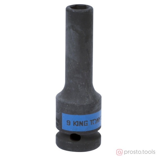 Изображение Головка ударная 1/2" 9мм 6-гран. глубокая (KING TONY)
