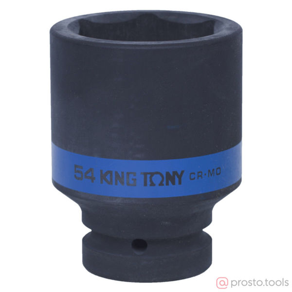 Изображение Головка ударная 1" 54мм 6-гран. глубокая (KING TONY)