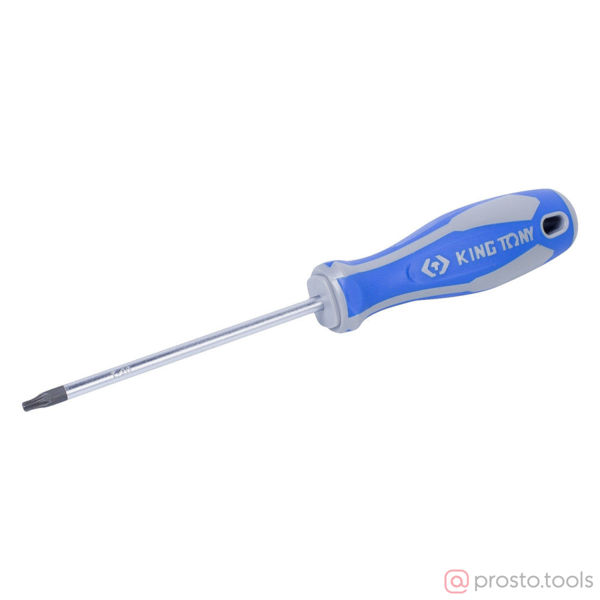 Изображение Отвертка Torx 100мм T20 с отверстием (KING TONY)