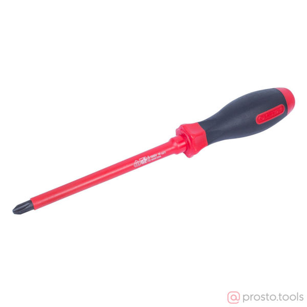 Изображение Отвертка крестовая 150мм PH3 (до 1000В) (KING TONY)