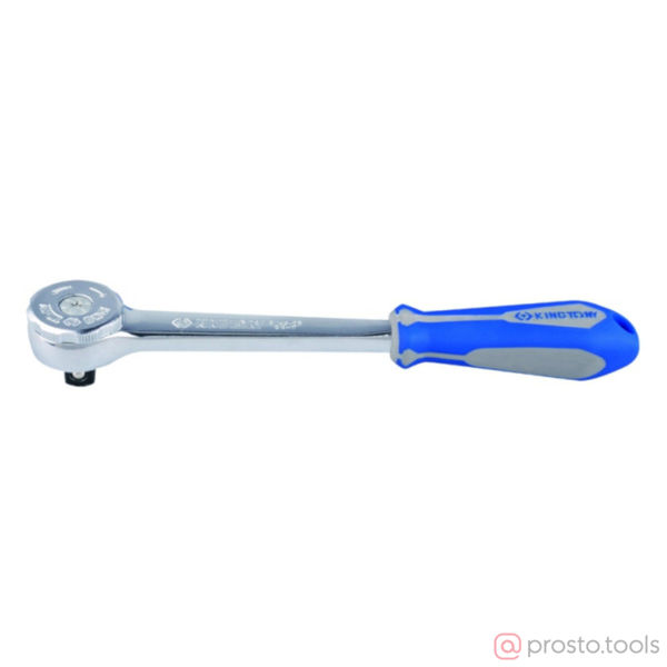 Изображение Трещотка 3/8" 200 мм, 72 зубца, дисковый механизм (KING TONY)