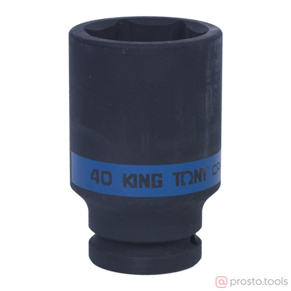 Изображение Головка ударная 3/4" 40мм 6-гран. глубокая (KING TONY)