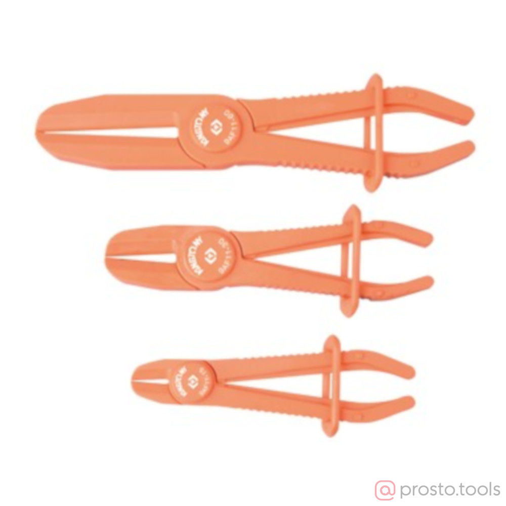 Prosto.Tools. Зажимы для шлангов пластиковые 15-60 мм, 3 предмета (KING ...