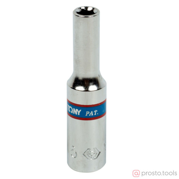 Изображение Головка торц. 1/4" 5мм 6-гран. глубокая (KING TONY)