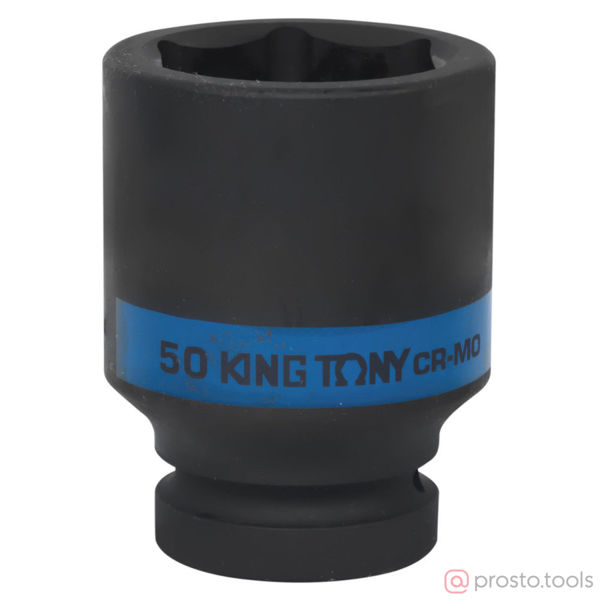 Изображение Головка ударная 1" 50мм 6-гран. глубокая (KING TONY)