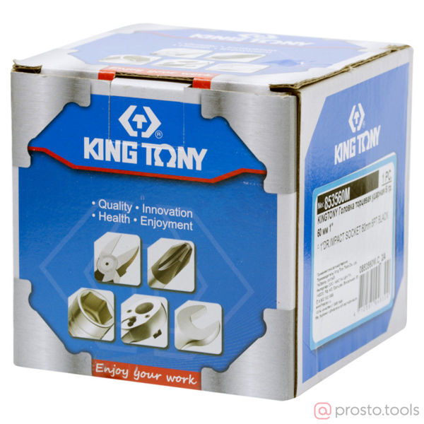 Изображение Головка ударная 1" 60мм 6-гран. (KING TONY)
