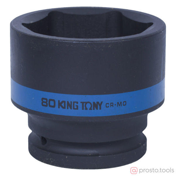 Изображение Головка ударная 1" 80мм 6-гран. (KING TONY)