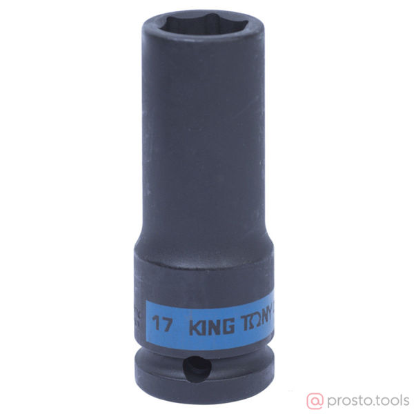 Изображение Головка ударная 1/2" 17мм 6-гран. глубокая (KING TONY)