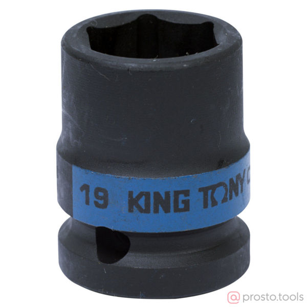 Изображение Головка ударная 1/2" 19мм 6-гран. (KING TONY)
