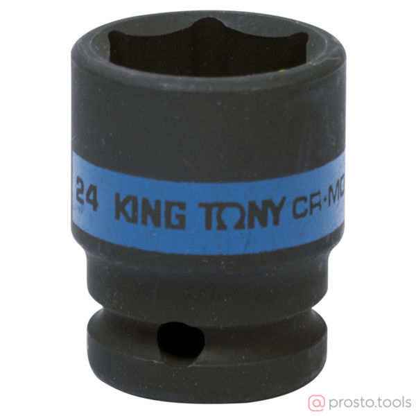 Изображение Головка ударная 1/2" 24мм 6-гран. (KING TONY)