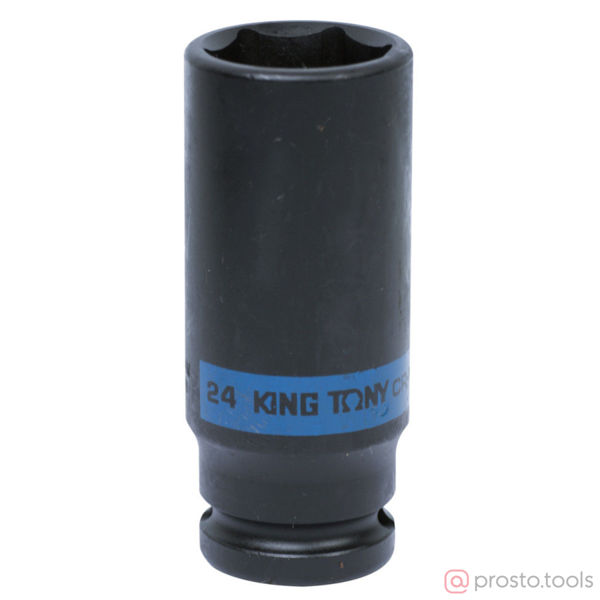Изображение Головка ударная 1/2" 24мм 6-гран. глубокая (KING TONY)