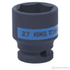 Изображение Головка ударная 1/2" 27мм 6-гран. (KING TONY)