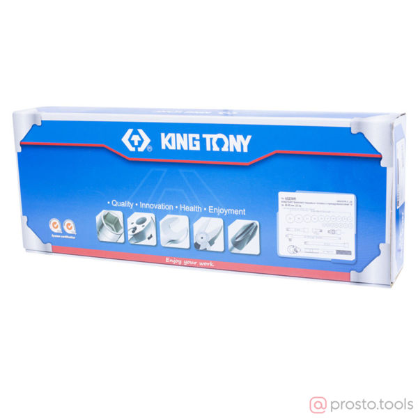 Изображение Набор головок 3/4" 22-50 мм 12-гран. 23 предметов //KING TONY