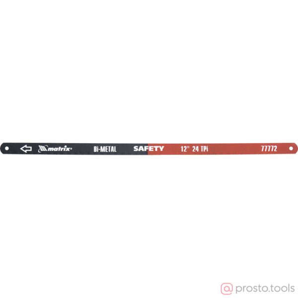 Изображение Полотно ножовочное ручное 300 мм (2 шт) 24TPI биметаллическое MATRIX