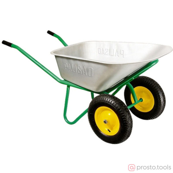 Изображение Тачка садовая 100л, грузоподъемность 320кг, 2-х колесная (замена арт. 689233)