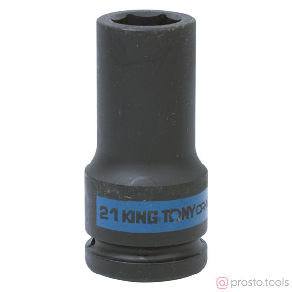 Изображение Головка ударная 3/4" 21мм 6-гран. глубокая (KING TONY)