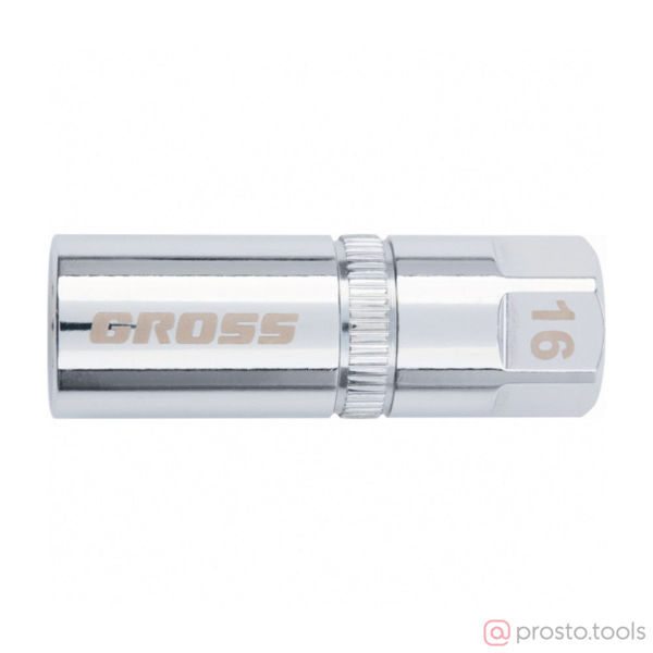 Изображение Головка свечная 1/2" 21мм 12-гр. магнитная //GROSS