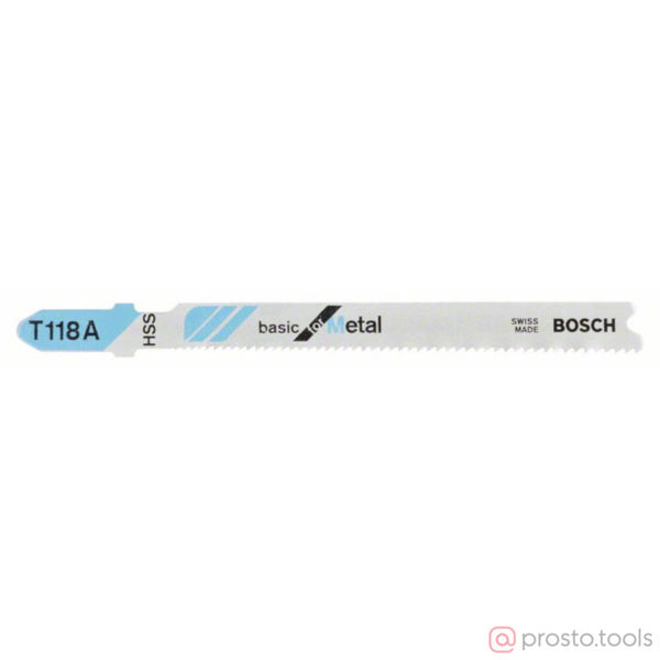 Изображение Пилка для э/лобзика T118A HSS "BOSCH" (5шт.)