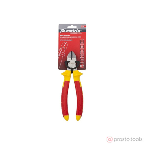 Изображение Кусачки боковые 180 мм Insulated MATRIX PROFESSIONAL