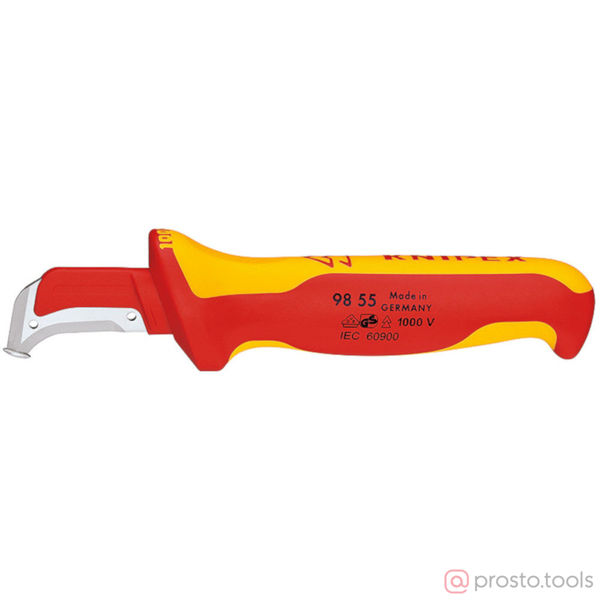 Изображение Нож монтера с пяткой до 1000В //KNIPEX