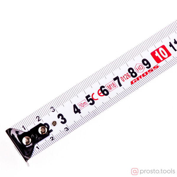 Изображение Рулетка 10м*25мм Komfortabel, обрезиненный корпус //GROSS