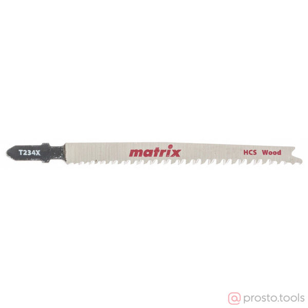 Изображение Пилка для э/лобзика T234X по дереву, 3 шт. 90 x 2-3 мм, HCS// Matrix