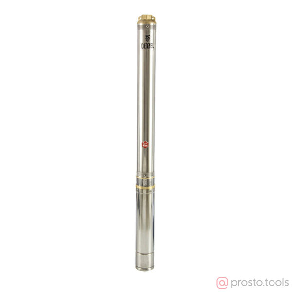 Изображение Скважинный насос DWC-4-140, центробежный, диаметр 4", 2200 Вт, 6000 л/ч, напор 140 м// Denzel