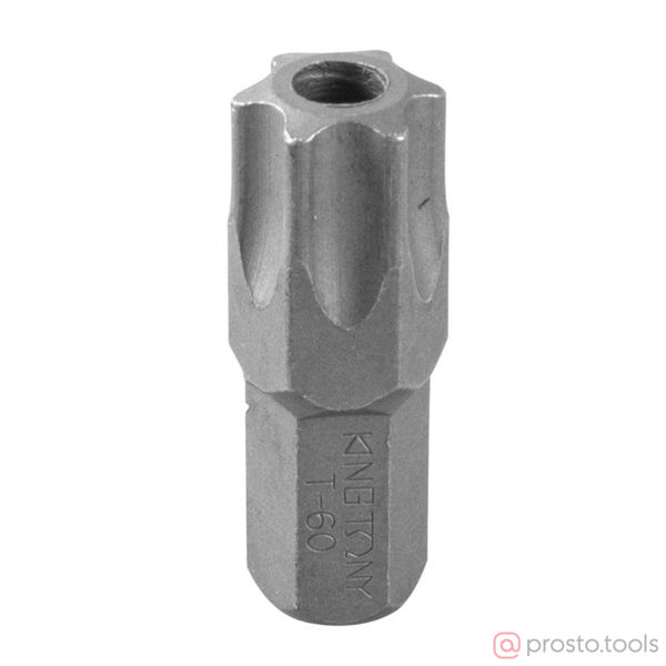 Изображение Вставка торцевая 10 мм, TORX, Т60, L = 36 мм, с отверстием (KING TONY)