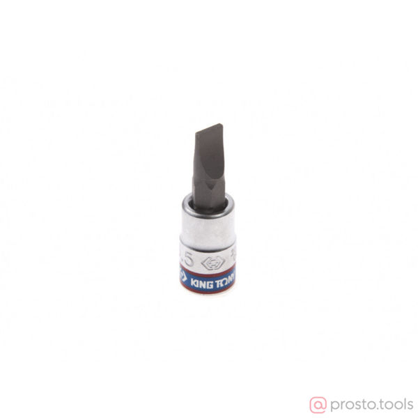 Изображение Головка торц. 1/4" 6,5*1,2 Slotted L= 37мм (KING TONY)