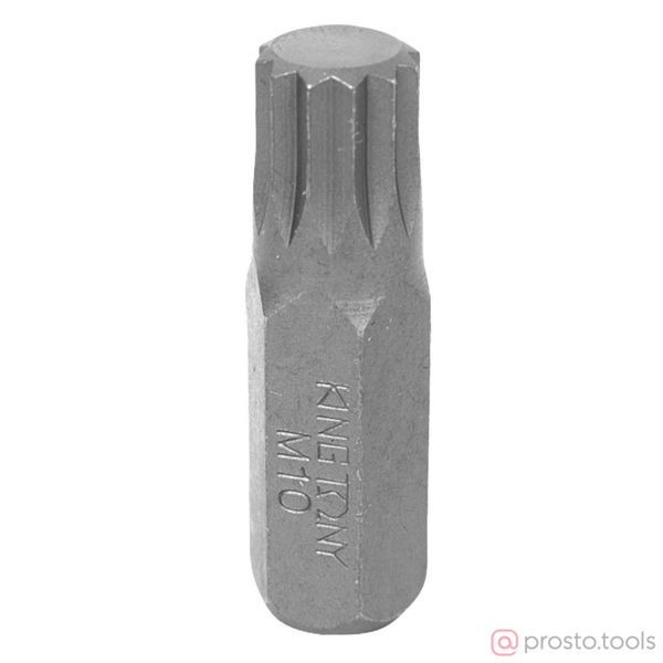 Изображение Вставка торцевая SPLINE, М10, L = 36 мм. (KING TONY)