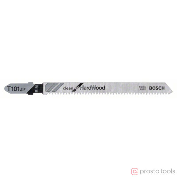 Изображение Пилка для э/лобзика T101AIF 5шт. Clean for HardWood, BIM