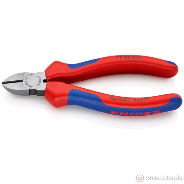 Изображение Кусачки боковые 140 мм фосфатированные, черного цвета //KNIPEX