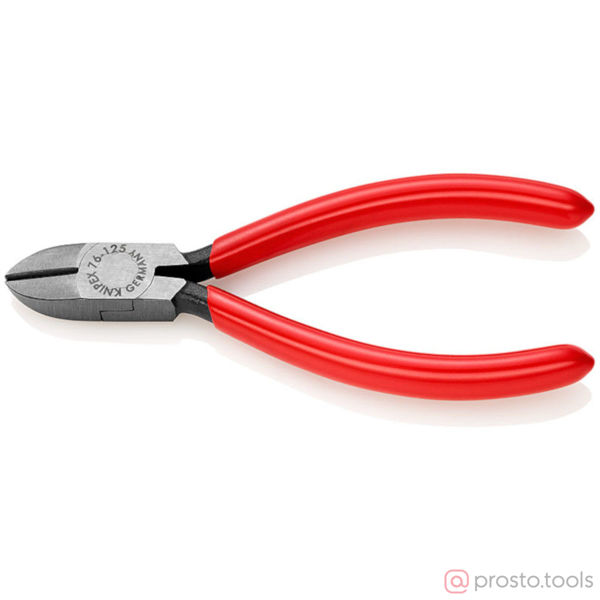 Изображение Кусачки боковые 125 мм фосфатированные, черного цвета //KNIPEX