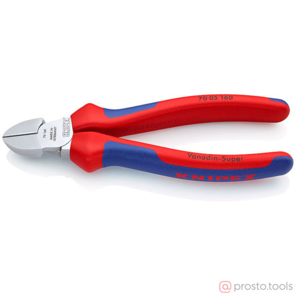 Изображение Кусачки боковые 160 мм хромированные //KNIPEX