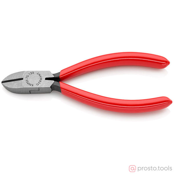 Изображение Кусачки боковые 125 мм фосфатированные, черного цвета //KNIPEX